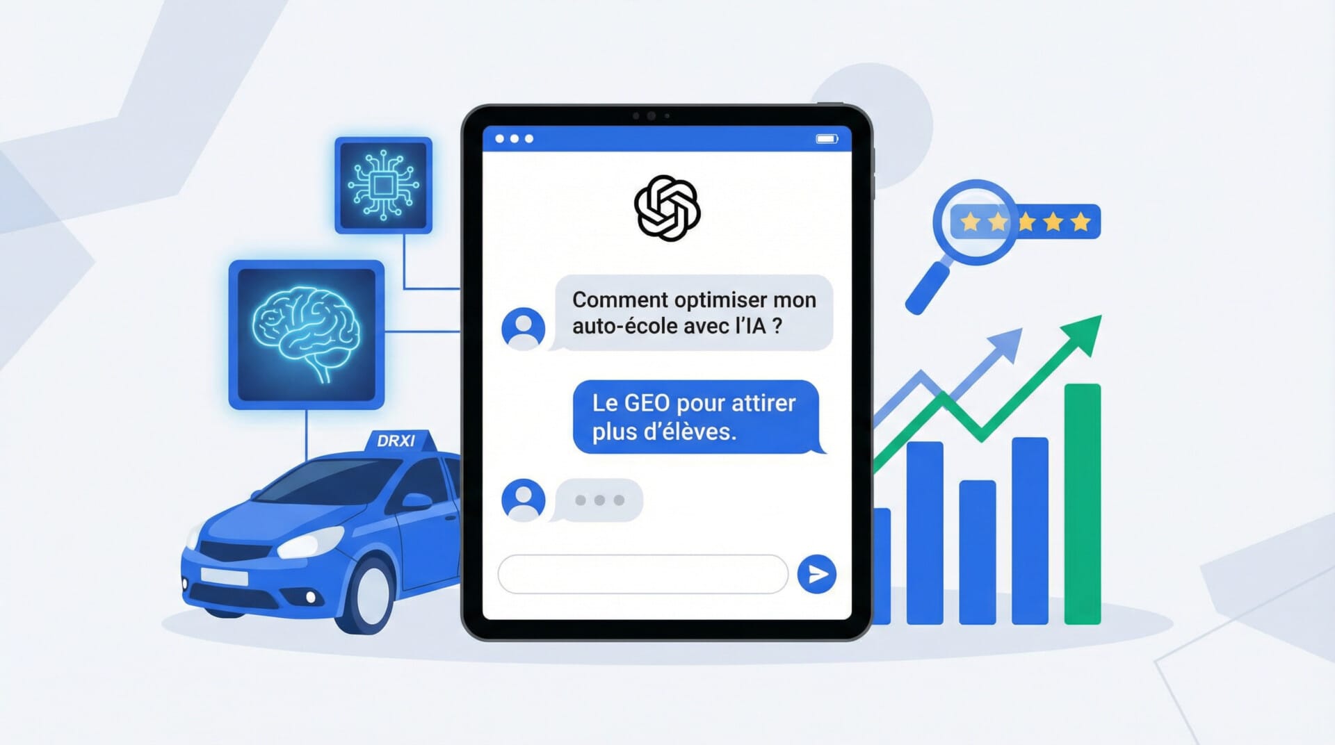 GEO pour auto-école : le guide pour être visible sur les IA en 2026
