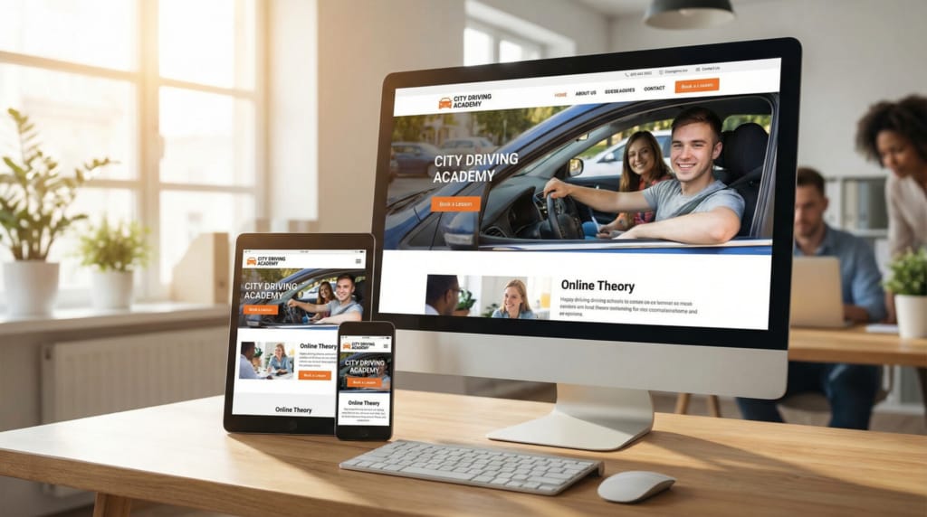 Site web indispensable auto-école responsive