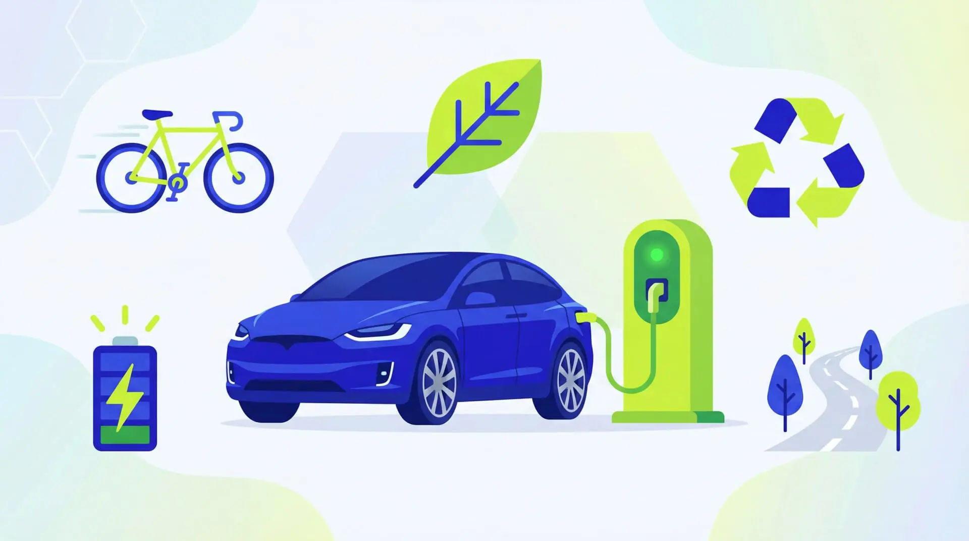 Illustration auto-école éco-responsable mobilité durable